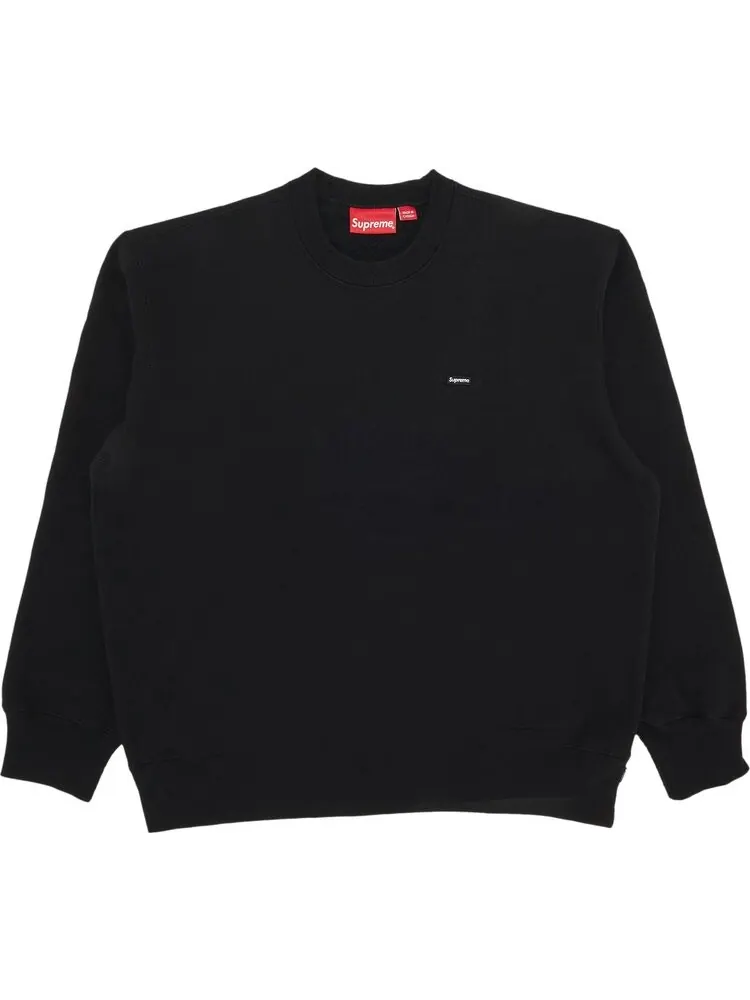 Толстовка Supreme Small Box Crewneck 'Black' — изображение 1 из 3, черный
