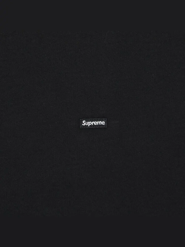 Толстовка Supreme Small Box Crewneck 'Black' — изображение 3 из 3, черный