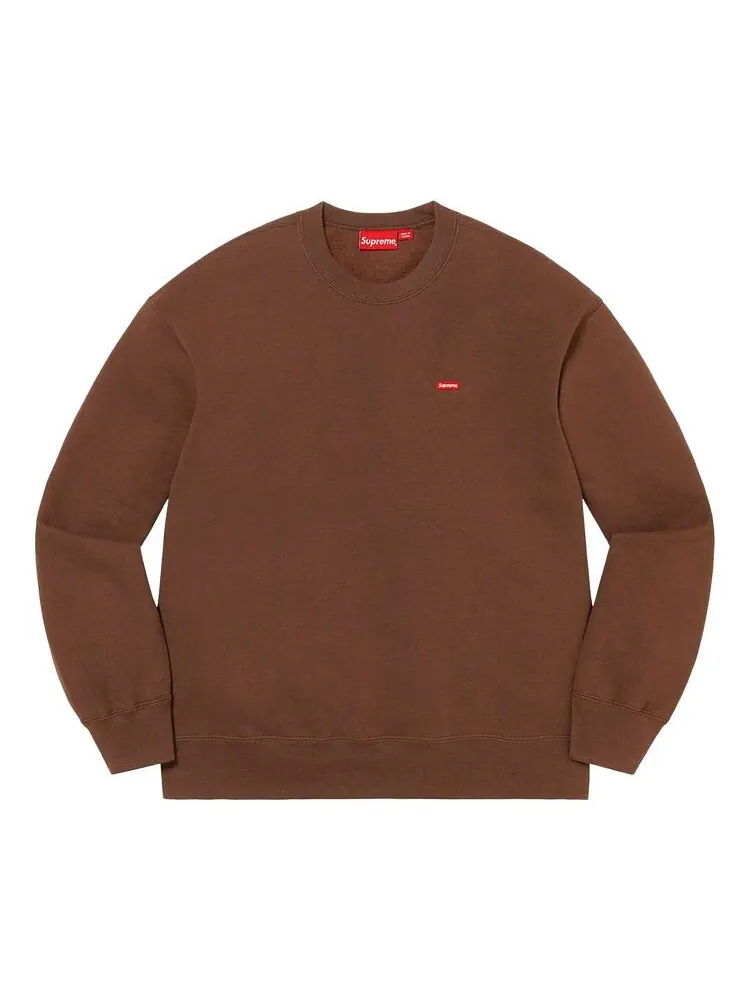 Толстовка Supreme Small Box Crewneck Dark Brown — изображение 1 из 1, коричневый