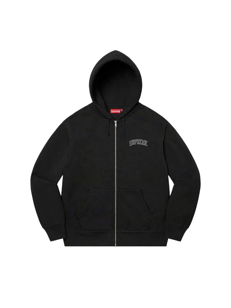 Толстовка Supreme Doughboy Zip Up Hooded Sweatshirt — изображение 1 из 2, черный