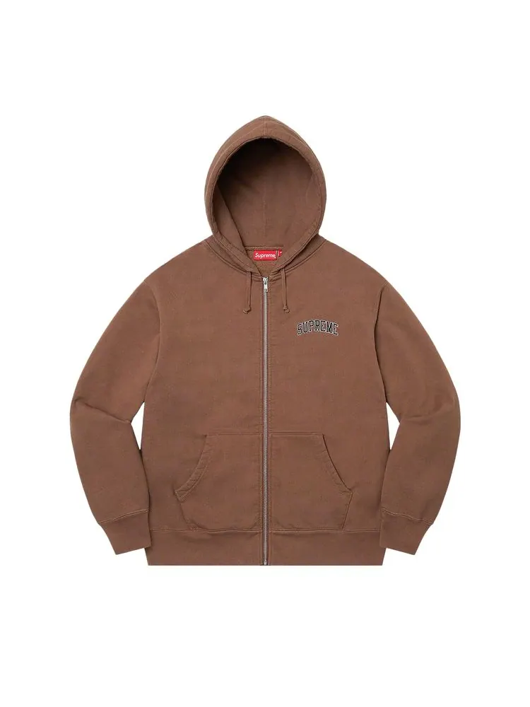 Толстовка Supreme Doughboy Zip Up Hooded Sweatshirt 'Brown' — изображение 1 из 2, коричневый
