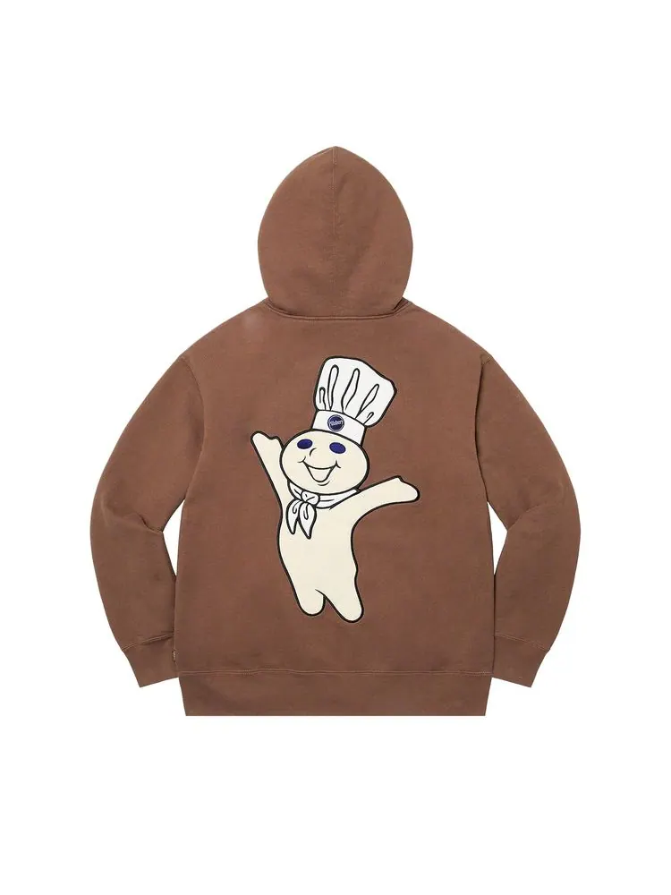 Толстовка Supreme Doughboy Zip Up Hooded Sweatshirt 'Brown' — изображение 2 из 2, коричневый