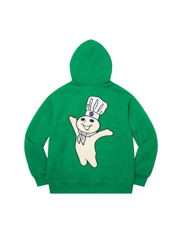 Толстовка Supreme Doughboy Zip Up Hooded Sweatshirt 'Green' — изображение 2 из 2, зеленый