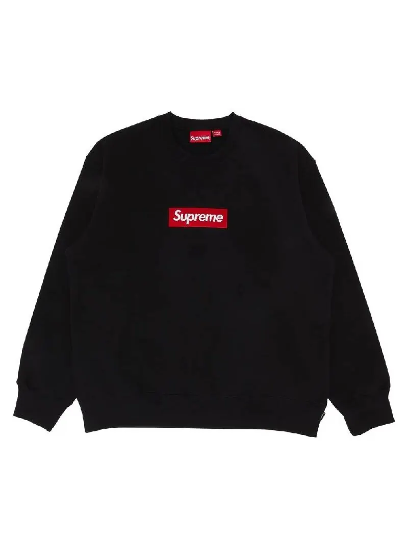 Толстовка Supreme Box logo Crewneck — изображение 1 из 3, черный