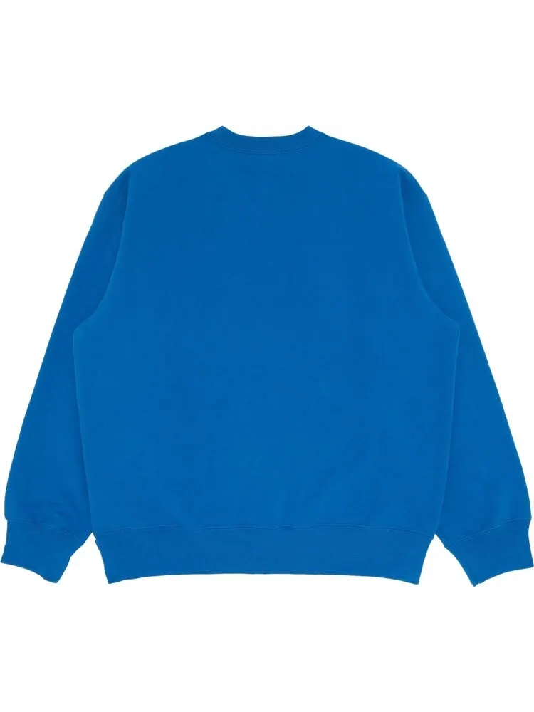 Толстовка Supreme Box Logo Crewneck 'Blue' — изображение 2 из 3, синий