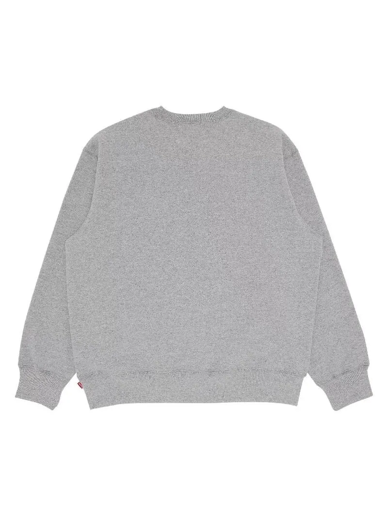 Толстовка Supreme Box logo Crewneck — изображение 2 из 3, серый