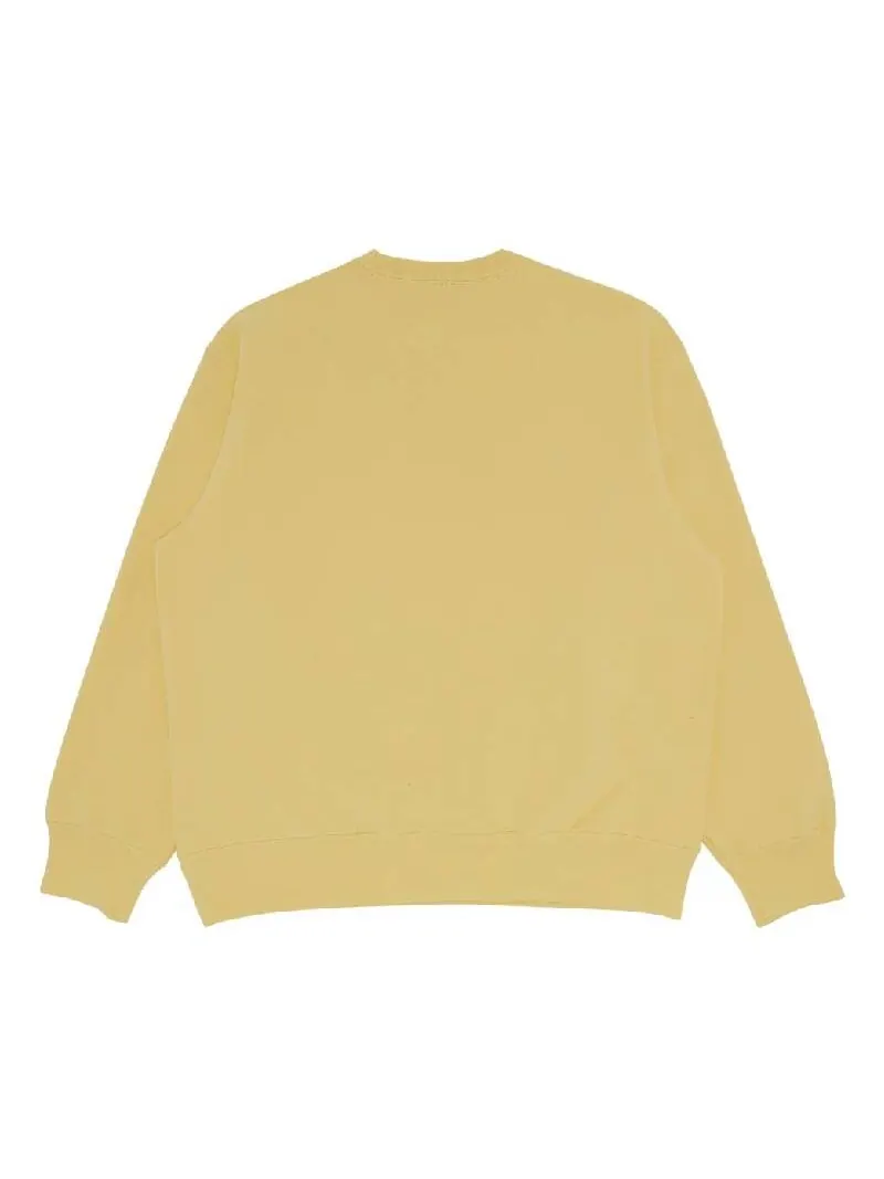 Толстовка Supreme Box Logo Crewneck — изображение 2 из 3, желтый