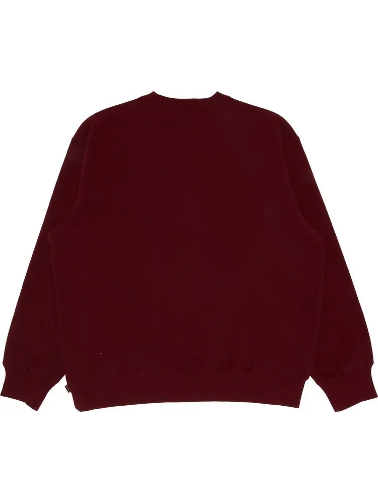 Толстовка Supreme Box Logo Crewneck 'Cardinal' — изображение 2 из 3, красный
