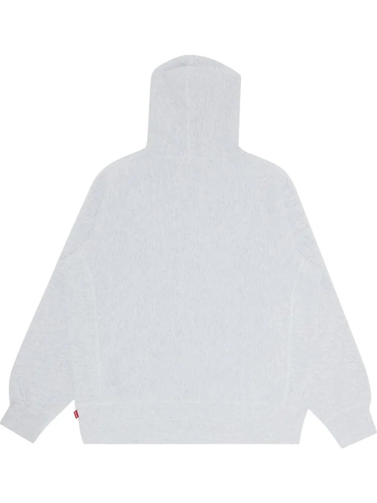 Толстовка Supreme Capital Hooded Sweatshirt 'Ash Grey' — изображение 2 из 3, серый
