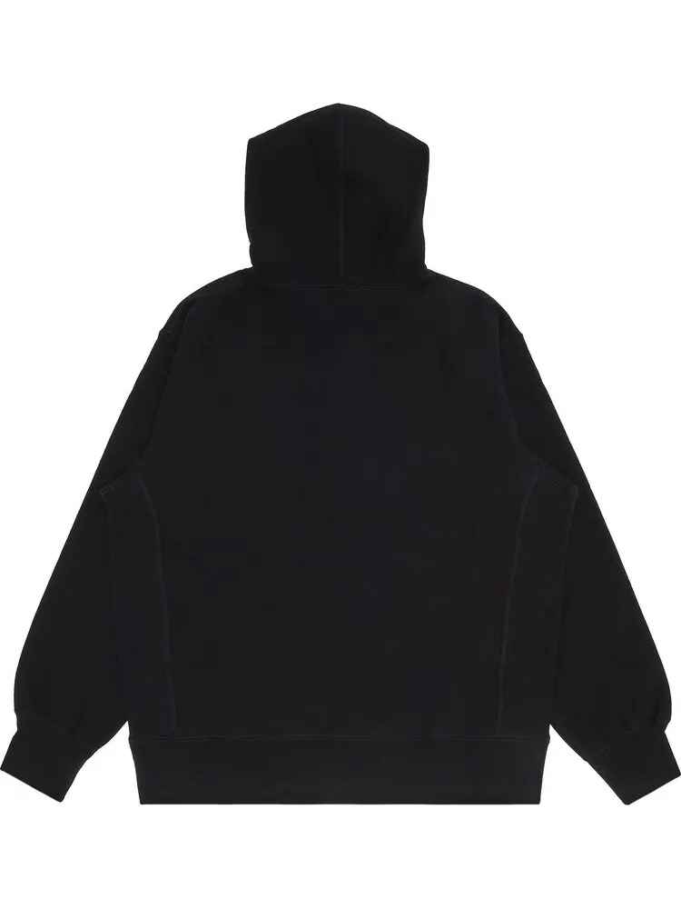 Толстовка Supreme Capital Hooded Sweatshirt 'Black' — изображение 2 из 3, черный
