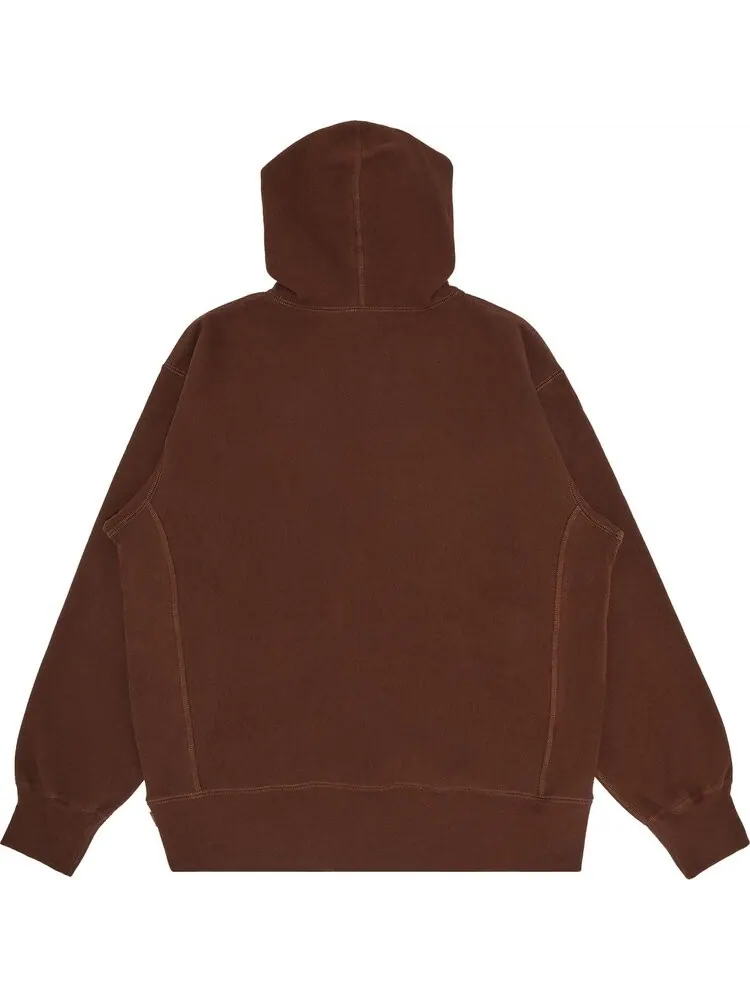 Толстовка Supreme Capital Hooded Sweatshirt 'Dark Brown' — изображение 2 из 3, коричневый