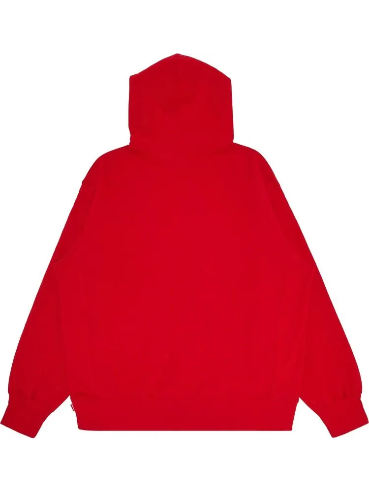 Толстовка Supreme Capital Hooded Sweatshirt 'Red' — изображение 2 из 3, красный