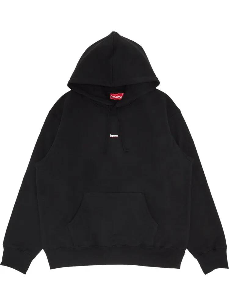 Толстовка Supreme Underline Hooded Sweatshirt 'Black' — изображение 1 из 3, черный
