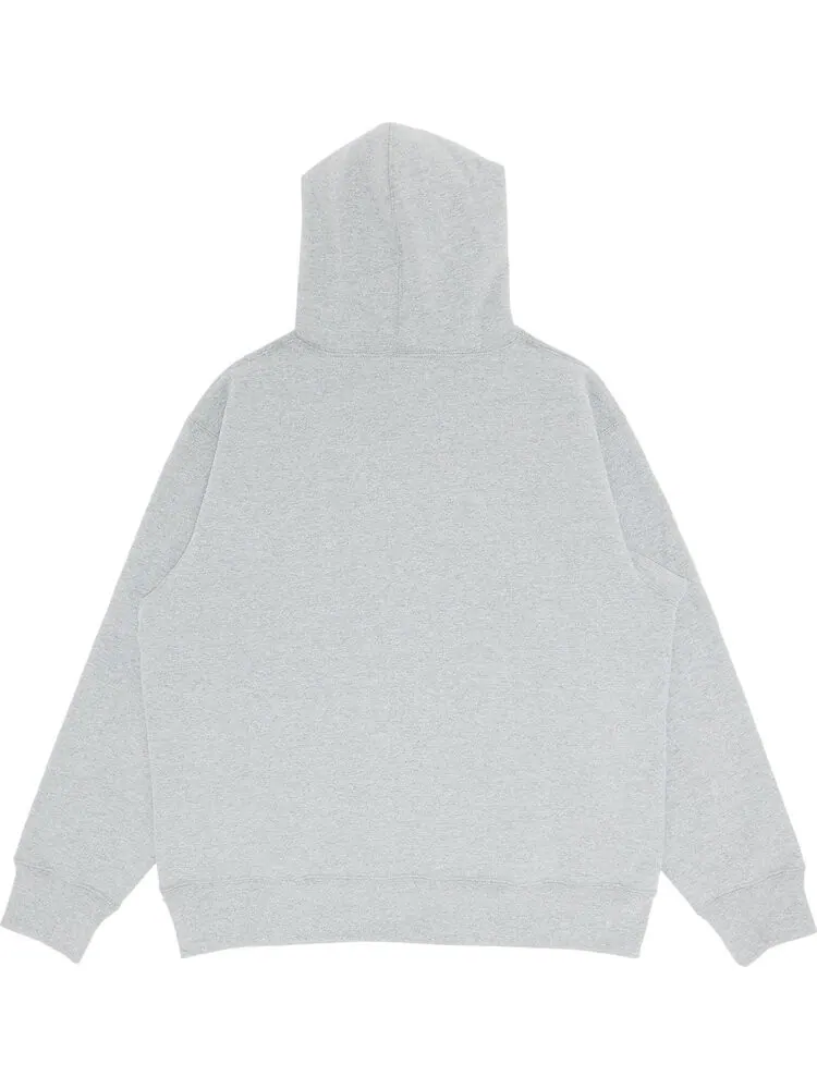 Толстовка Supreme Underline Hooded Sweatshirt 'Heather Grey' — изображение 2 из 3, серый