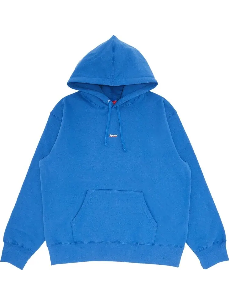 Толстовка Supreme Underline Hooded Sweatshirt 'Washed Royal' — изображение 1 из 3, синий
