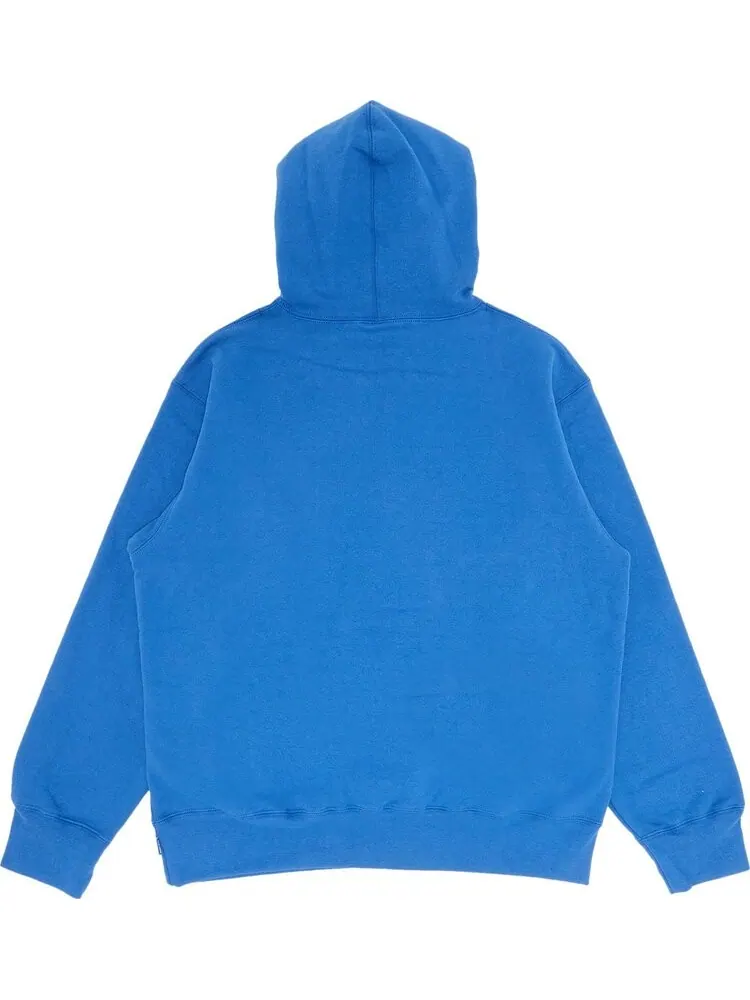 Толстовка Supreme Underline Hooded Sweatshirt 'Washed Royal' — изображение 2 из 3, синий
