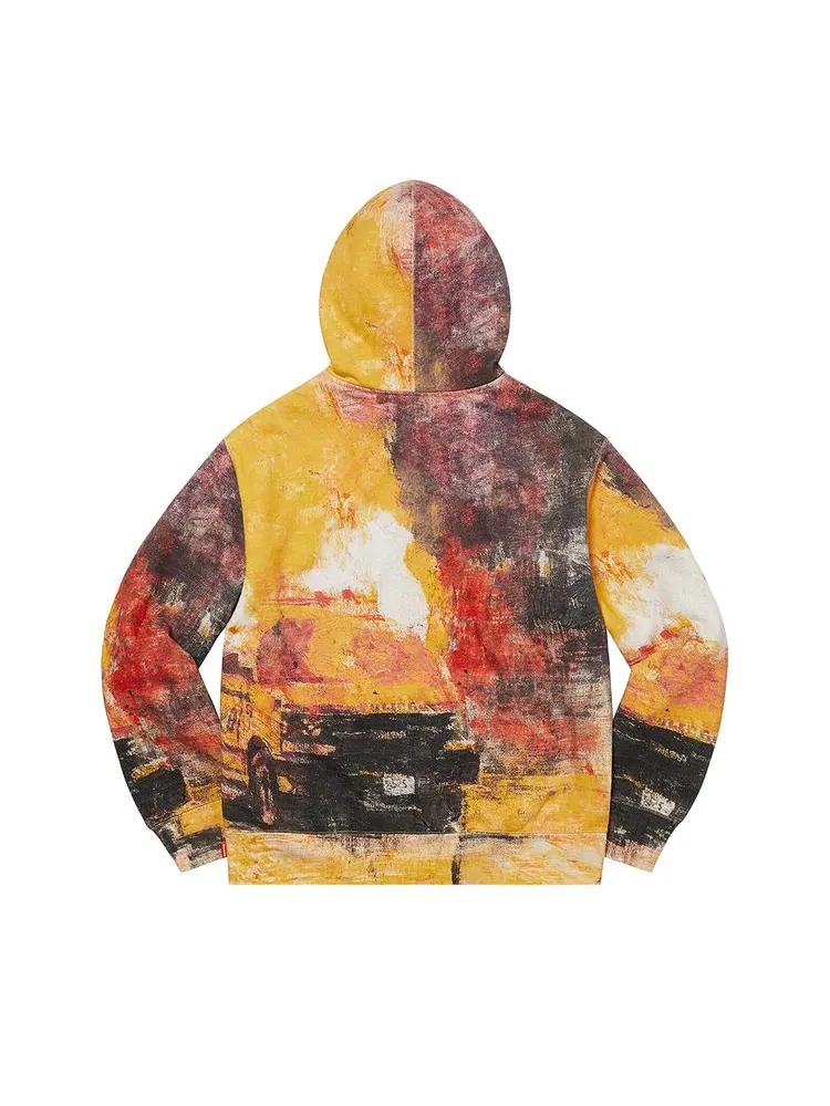 Толстовка Supreme Fire Zip Up Hooded Sweatshirt 'Multicolor' — изображение 2 из 3, мульти