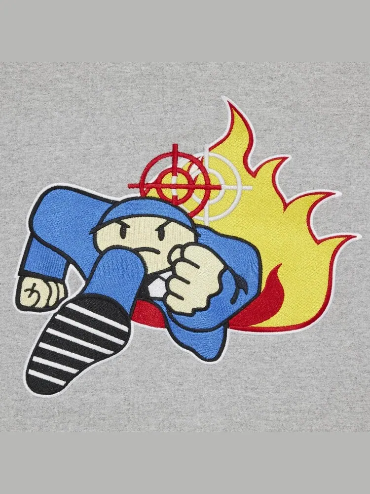 Толстовка Supreme x Duck Down Records Hooded Sweatshirt 'Heather Grey' — изображение 3 из 3, серый