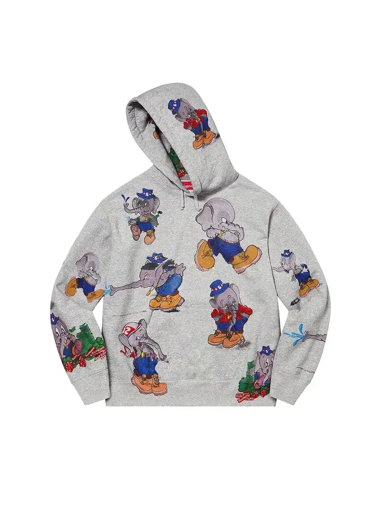 Толстовка с капюшоном Supreme Elephant — изображение 1 из 2, мульти