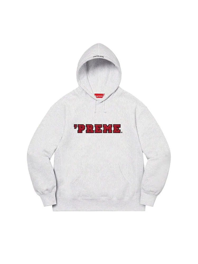 Толстовка Supreme, Preme Hooded Sweatshirt — изображение 1 из 1, серый