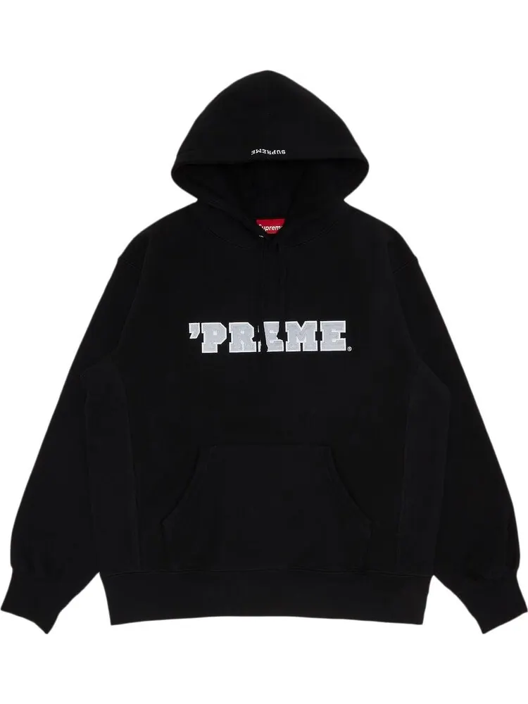 Толстовка Supreme 'Preme Hooded Sweatshirt 'Black' — изображение 1 из 3, черный