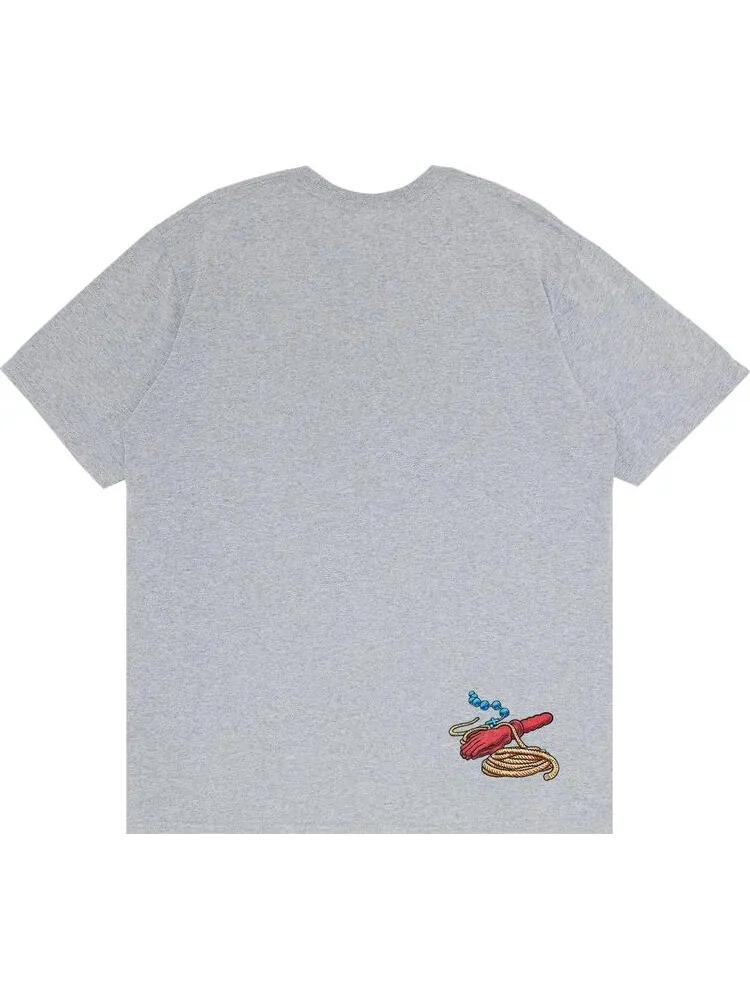 Футболка Supreme Nuns Tee 'Heather Grey' — изображение 2 из 2, серый