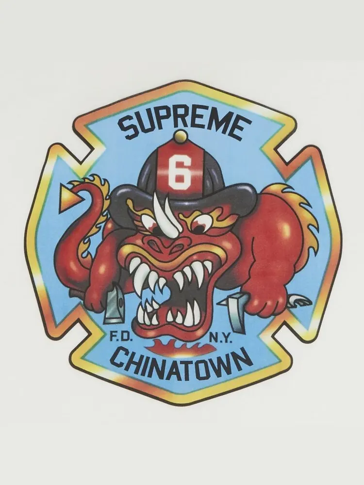Футболка Supreme FDNY Engine 9 Tee 'White' — изображение 3 из 3, белый