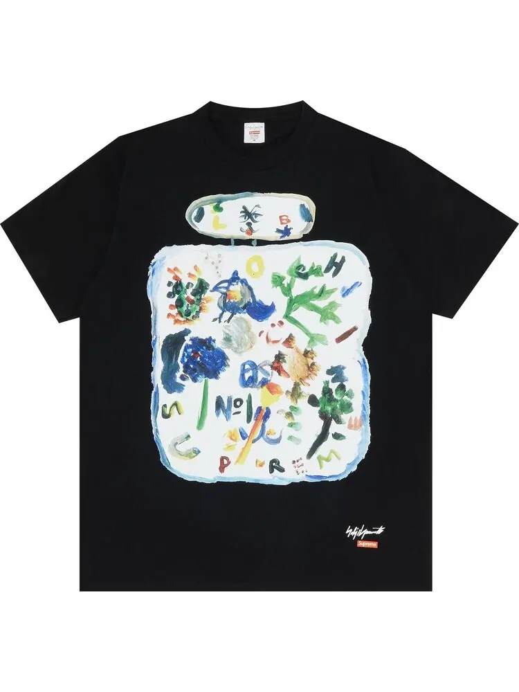 Футболка Supreme x Yohji Yamamoto Paint Tee — изображение 1 из 3, черный