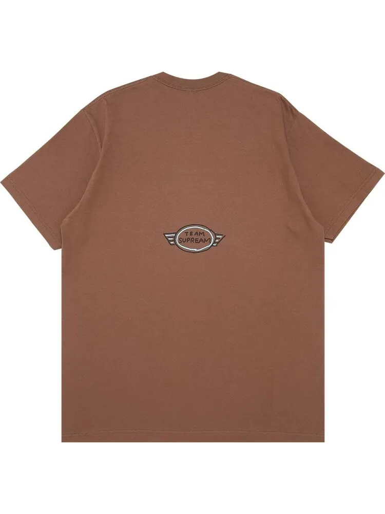 Футболка Supreme Gonz Portrait Tee 'Brown' — изображение 2 из 3, коричневый