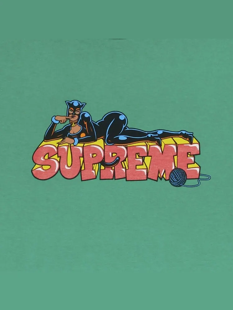 Футболка Supreme Catwoman Tee 'Green' — изображение 3 из 3, зеленый