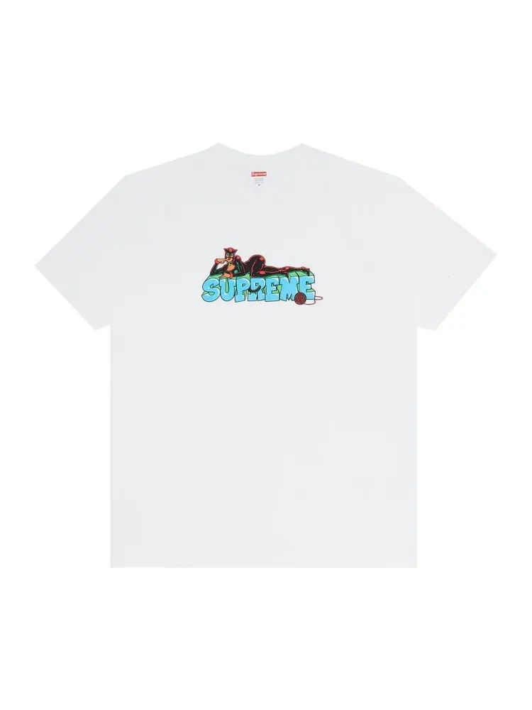 Футболка Supreme Catwoman Tee 'White' — изображение 1 из 3, белый