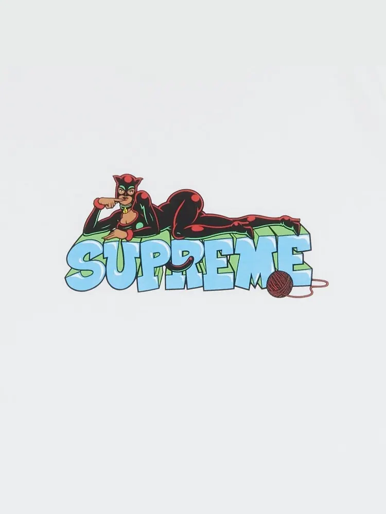Футболка Supreme Catwoman Tee 'White' — изображение 3 из 3, белый