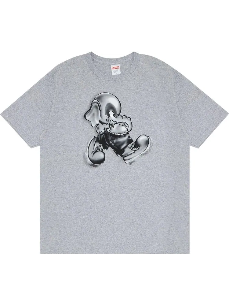 Футболка Supreme Elephant Tee 'Heather Grey' — изображение 1 из 3, серый