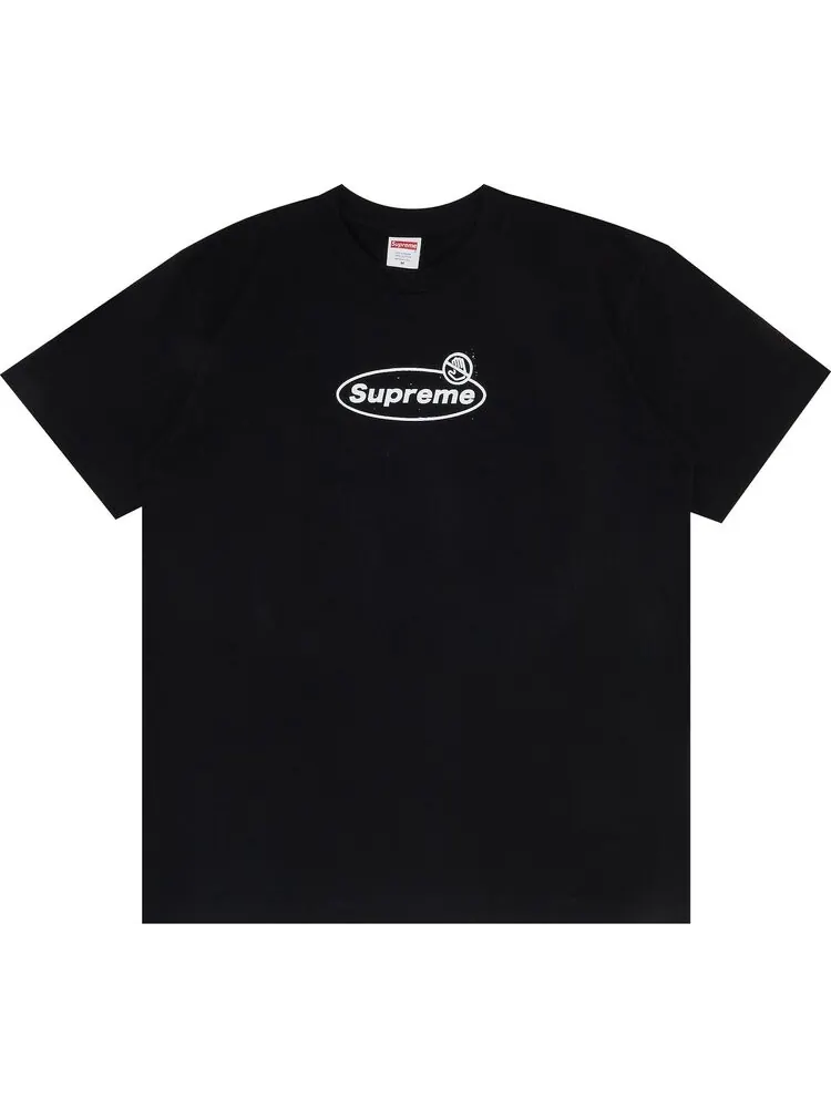 Футболка Supreme Warning Tee 'Black' — изображение 1 из 3, черный