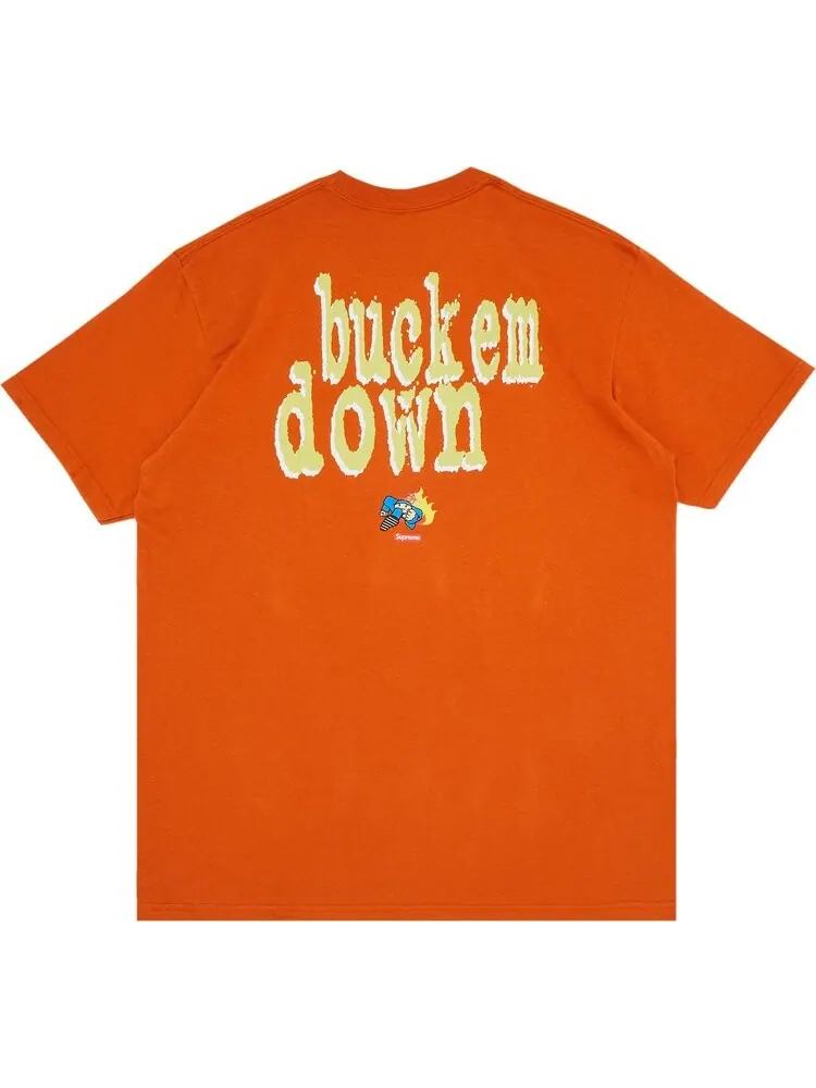 Футболка Supreme Enta Da Stage Tee 'Rust' — изображение 2 из 3, оранжевый