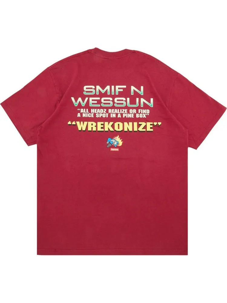Футболка Supreme Dah Shinin' Tee 'Cardinal' — изображение 2 из 3, красный