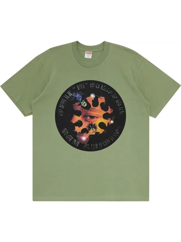 Футболка Supreme Dah Shinin' Tee 'Light Olive' — изображение 1 из 1, зеленый
