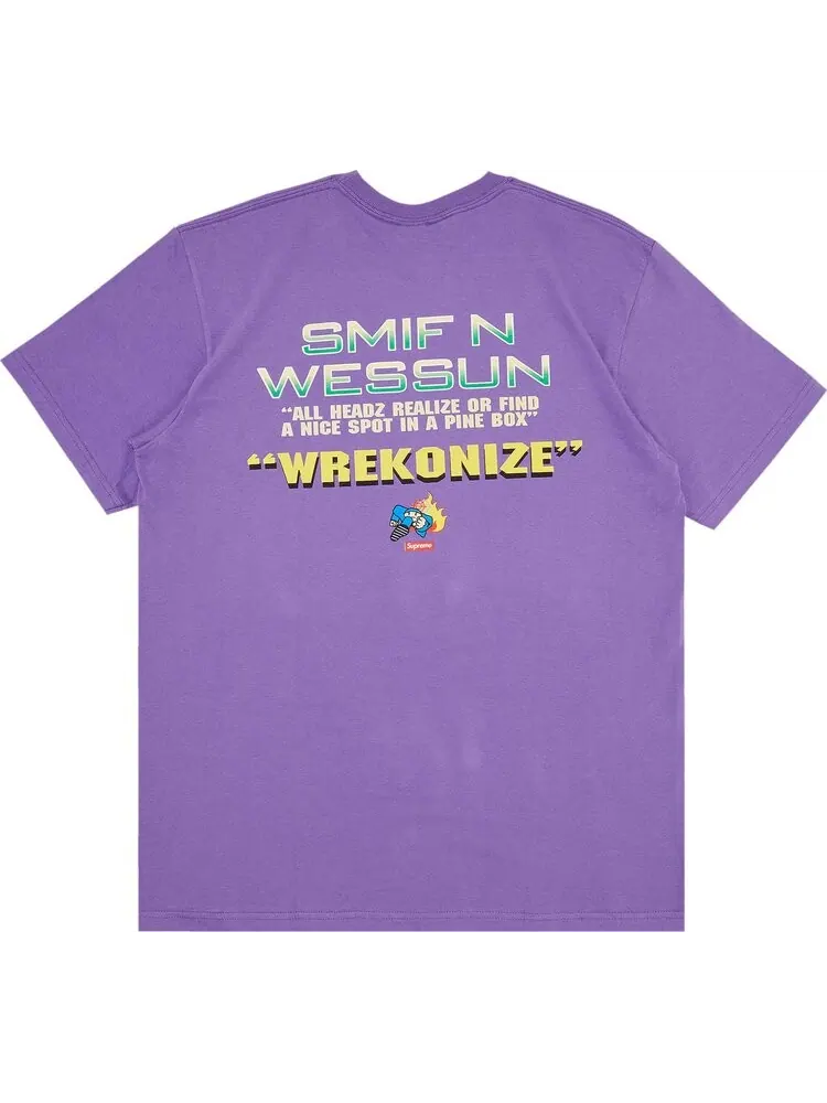 Футболка Supreme Dah Shinin' Tee 'Purple' — изображение 2 из 3, фиолетовый