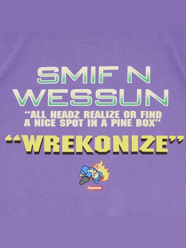 Футболка Supreme Dah Shinin' Tee 'Purple' — изображение 3 из 3, фиолетовый