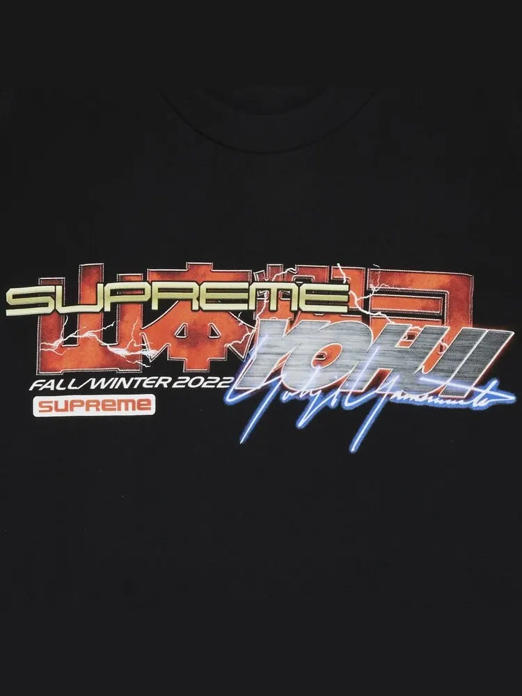 Футболка Supreme x Yohji Yamamoto x TEKKEN Tee 'Black' — изображение 3 из 3, черный