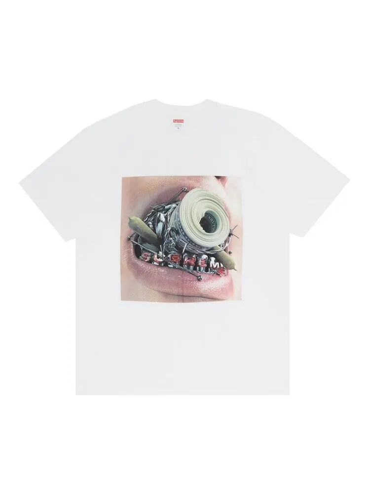 Футболка Supreme Braces Tee 'White' — изображение 1 из 3, белый