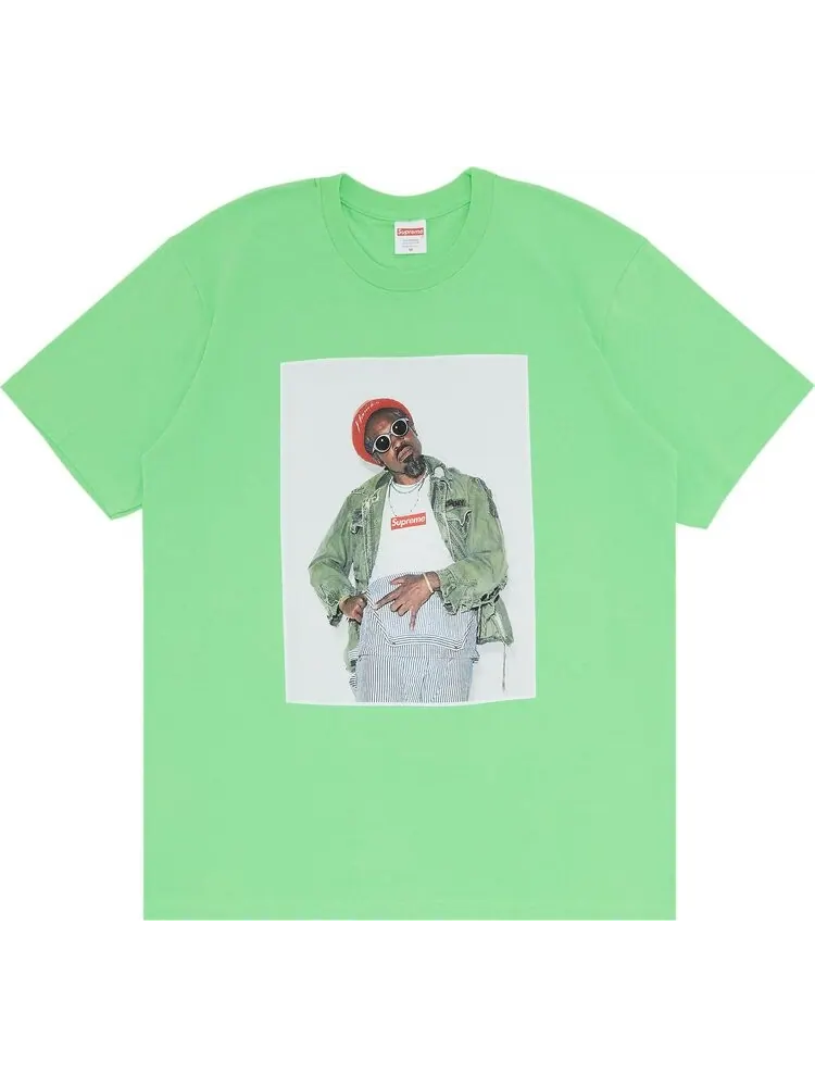 Футболка Supreme André 3000 Tee 'Lime' — изображение 1 из 3, зеленый