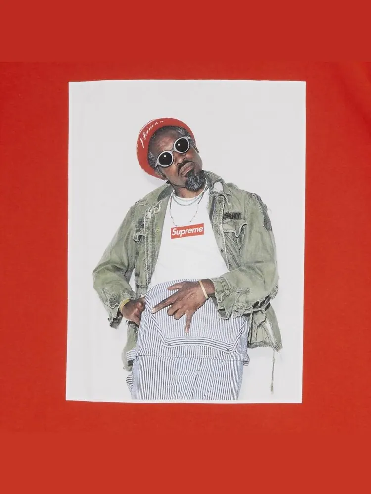 Футболка Supreme André 3000 Tee 'Tomato' — изображение 3 из 3, оранжевый
