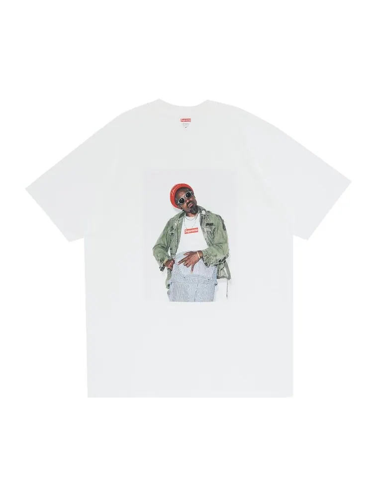 Футболка Supreme André 3000 Tee 'White' — изображение 1 из 3, белый