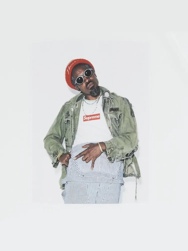 Футболка Supreme André 3000 Tee 'White' — изображение 3 из 3, белый