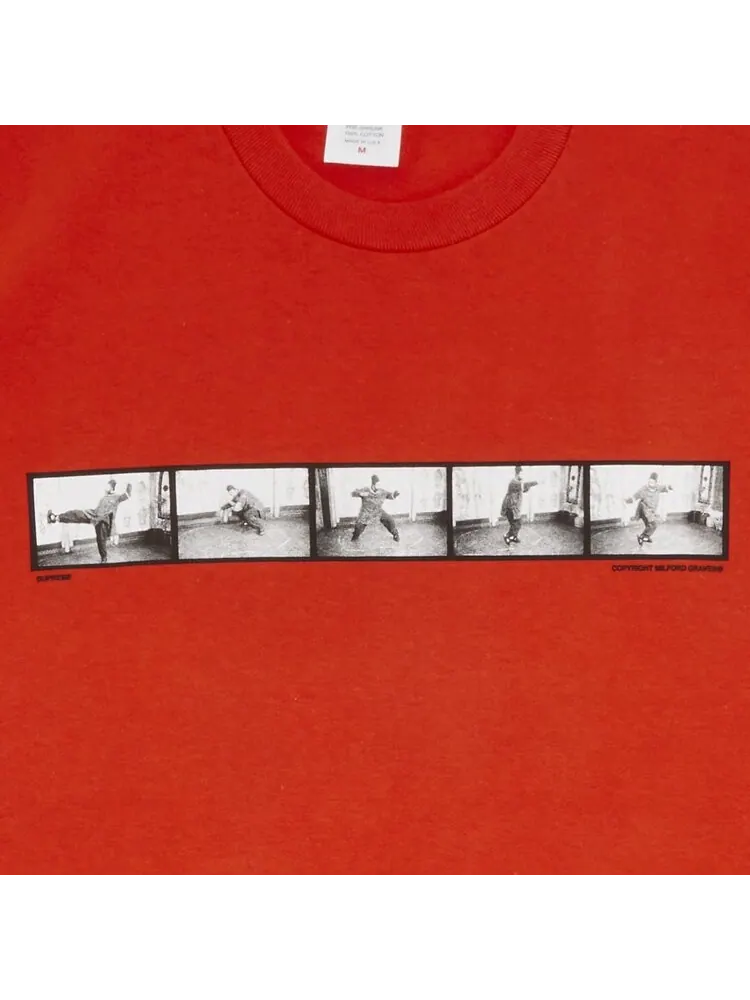 Футболка Supreme Milford Graves Tee 'Tomato' — изображение 3 из 3, оранжевый