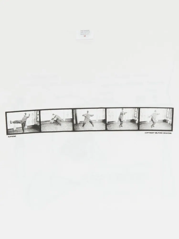 Футболка Supreme Milford Graves Tee 'White' — изображение 3 из 3, белый