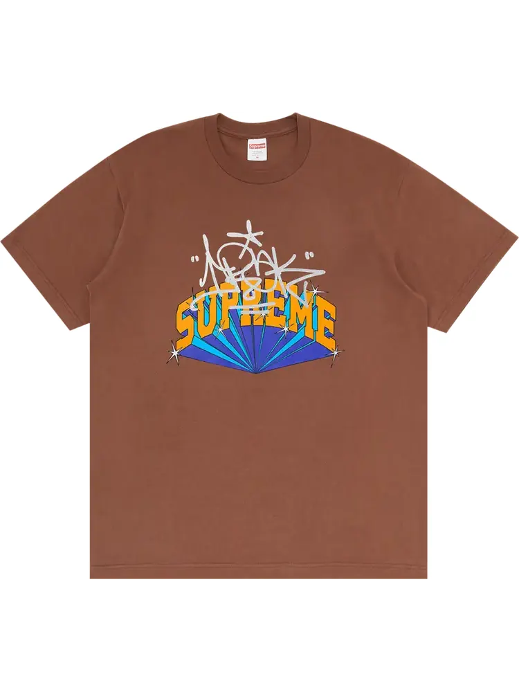 Футболка Supreme x IRAK Arc Tee 'Brown' — изображение 1 из 1, коричневый