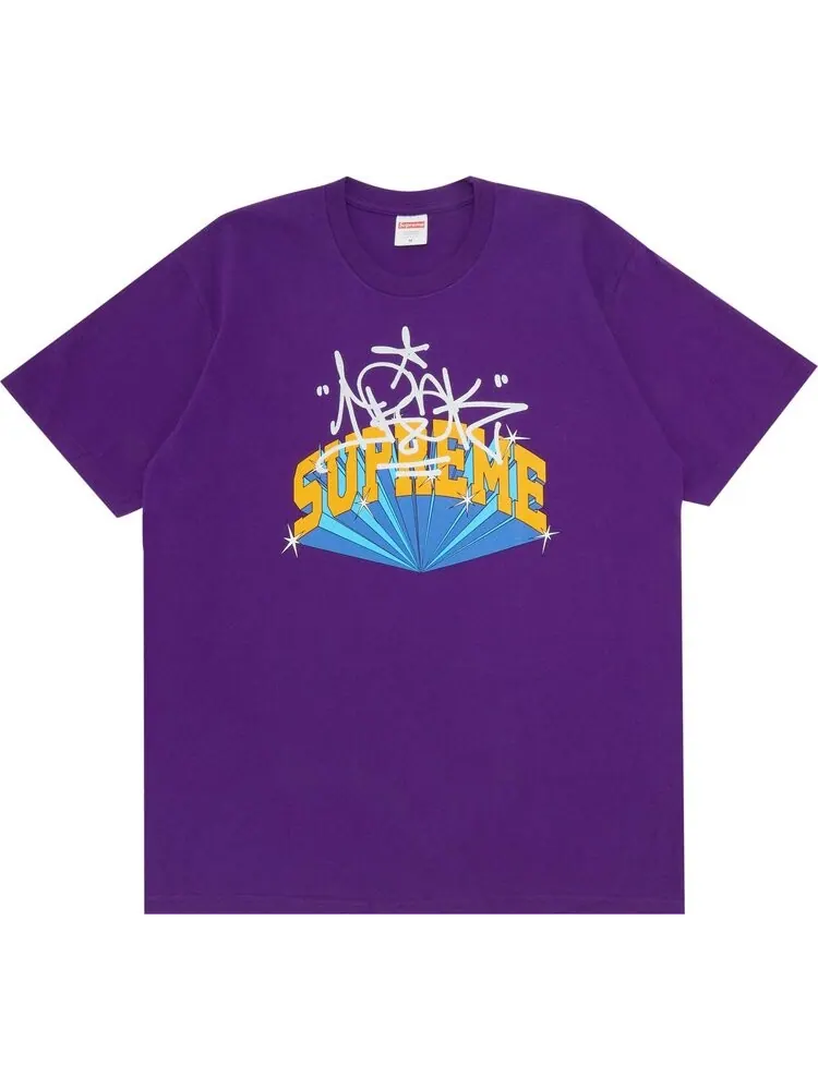 Футболка Supreme x IRAK Arc Tee 'Purple' — изображение 1 из 3, фиолетовый