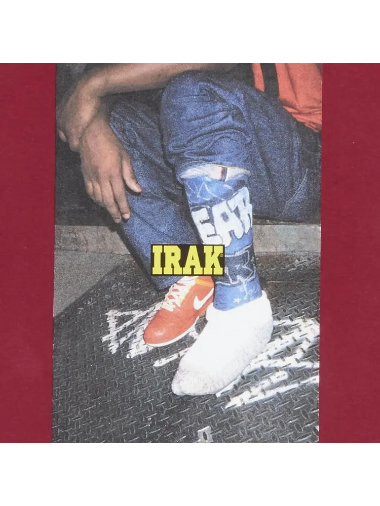 Футболка Supreme x IRAK Cast Tee 'Cardinal' — изображение 3 из 3, красный